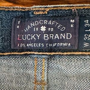 LUCKY BRAND Jeans Vintage 361 Straight- great shape 32 Waist 34 Long